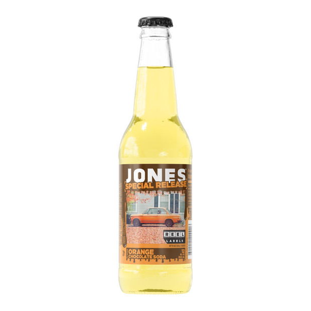 JONES SPECIAL RELEASE Orange Chocolate Soda - BMW Label ONLY