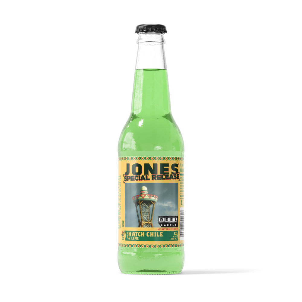 JONES SPECIAL RELEASE Hatch Chile & Lime Soda Jones Soda Co.
