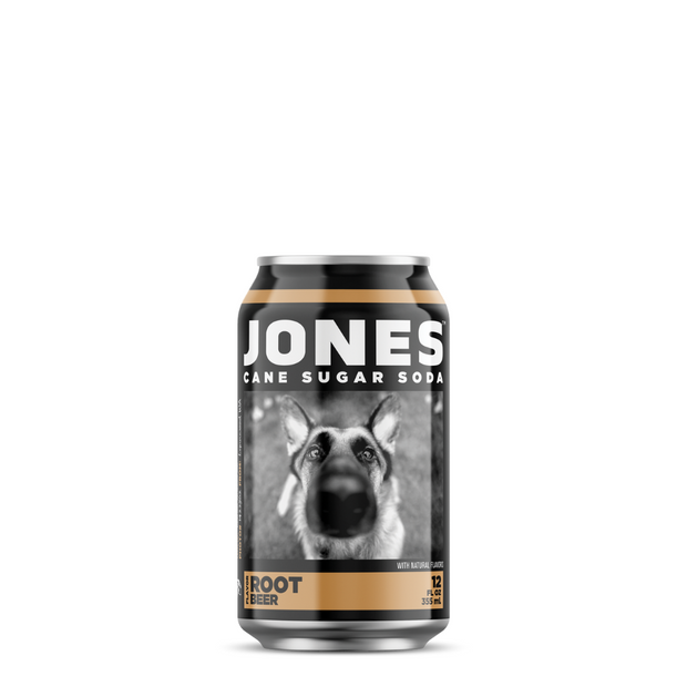 JONES Root Beer Cans
