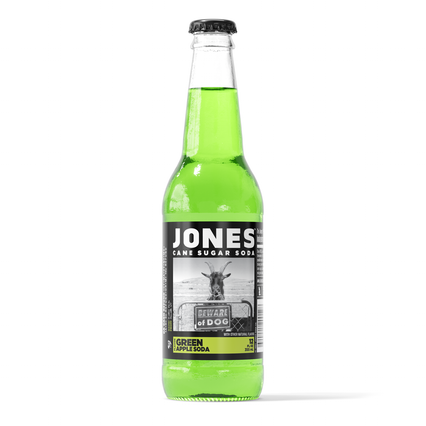Soda aux pommes vertes et au sucre de canne JONES