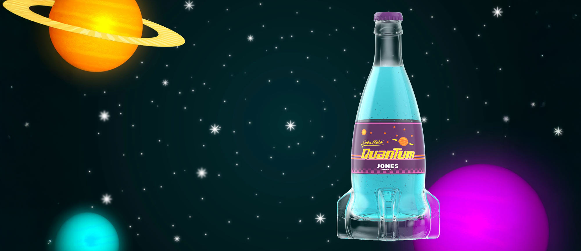 Jones Soda Nuka-Cola Quantum Rocket Bottle