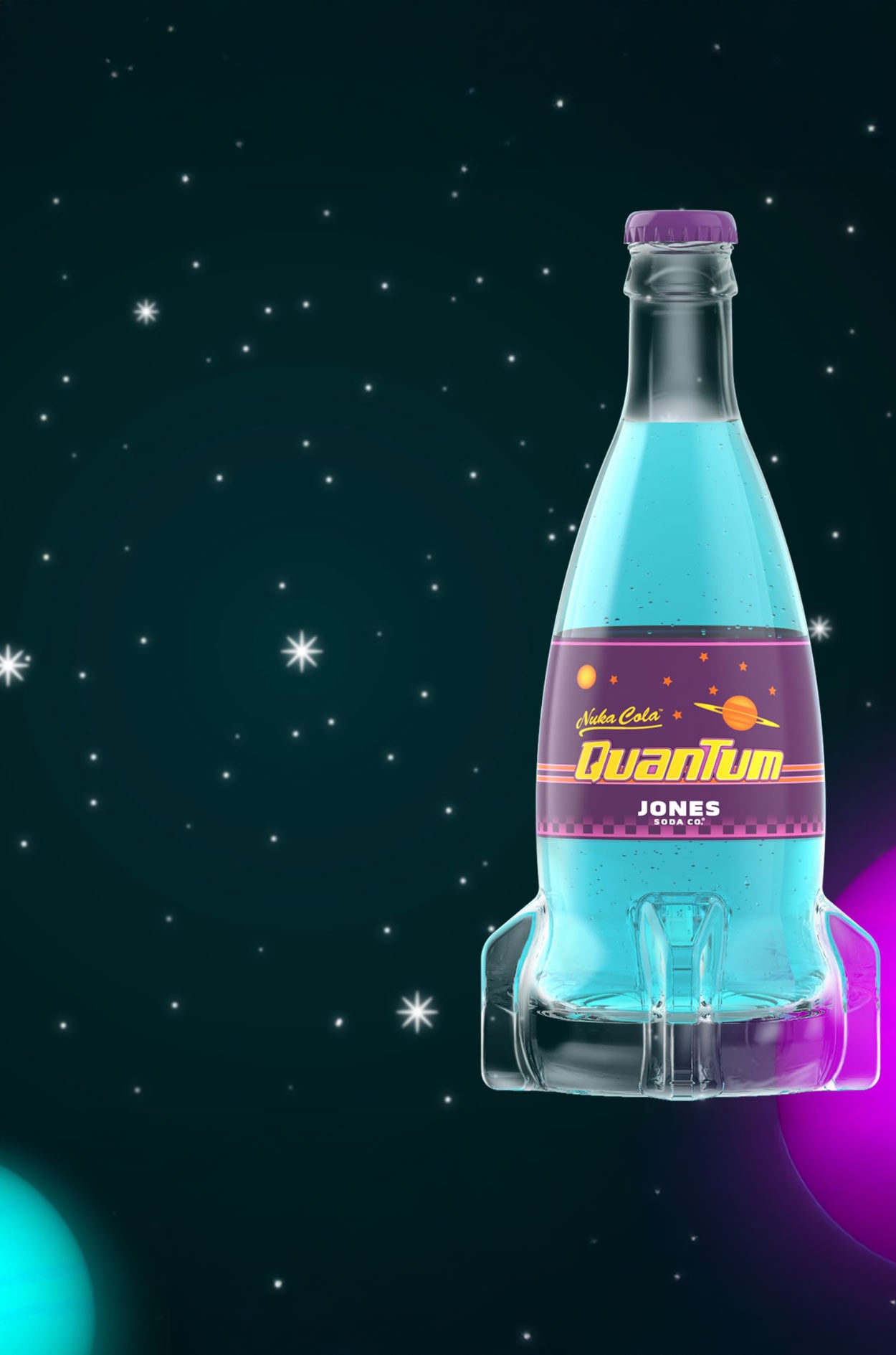 Jones Soda Nuka-Cola Quantum Rocket Bottle